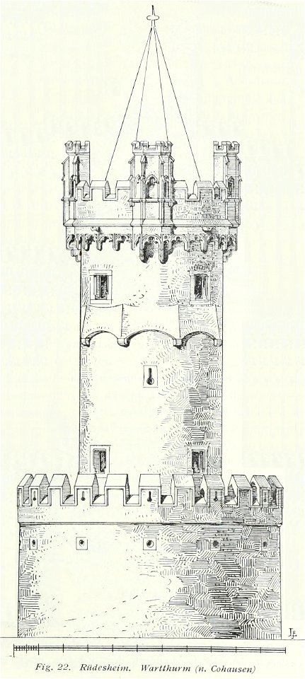 Luthmer I-022-Rüdesheim Wartthurm (n.v. Cohausen)