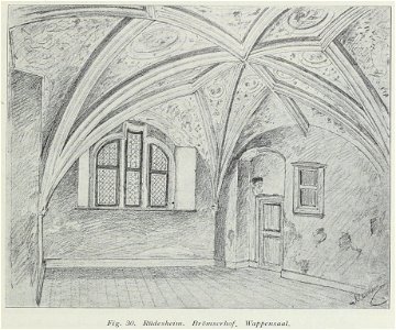 Luthmer I-030-Rüdesheim Brömserhof Wappensaal