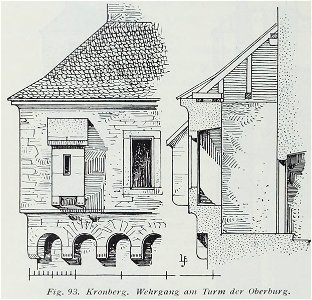Luthmer II-093-Kronberg Wehrgang am Turm der Oberburg