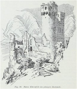 Luthmer I-038-Ruine Ehrenfels im jetzigen Zustand