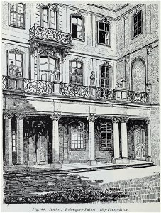 Luthmer II-044-Höchst Bolongaro-Palast Hof-Perspektive