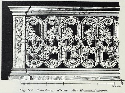 Luthmer II-174-Cransberg Kirche alte Kommunionbank