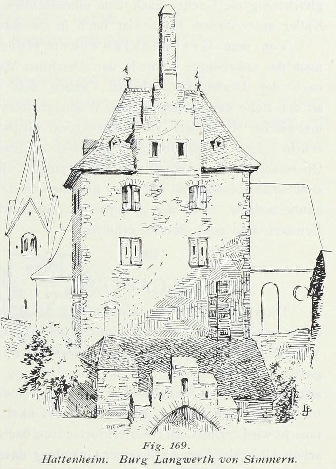 Luthmer I-169-Hattenheim Burg Langwerth von Simmern