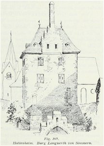 Luthmer I-169-Hattenheim Burg Langwerth von Simmern
