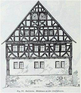 Luthmer IV-095-Beilstein Holzhaus an der Dorfstraße