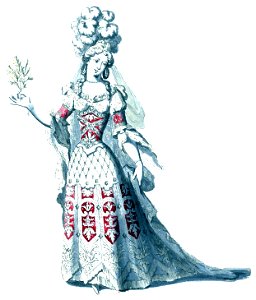 Lully - Proserpine - Costume de la Paix pour le prologue (Jean Berain)