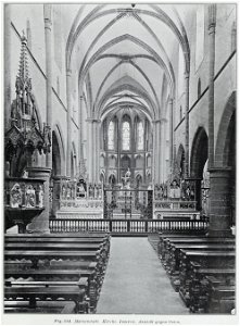 Luthmer IV-134-Marienstatt Kirche Inneres Ansicht gegen Osten