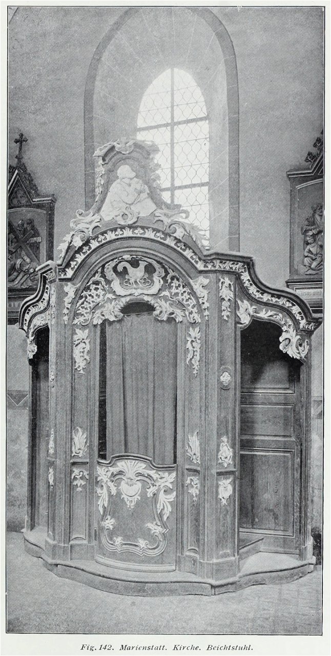 Luthmer IV-142-Marienstatt Kirche Beichtstuhl