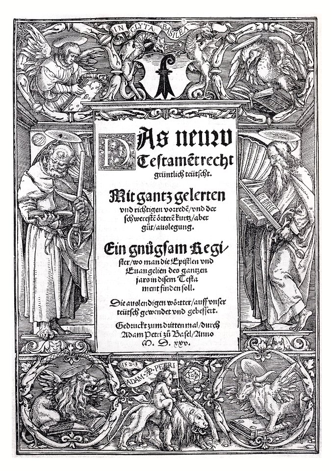 Luther bible, by HH