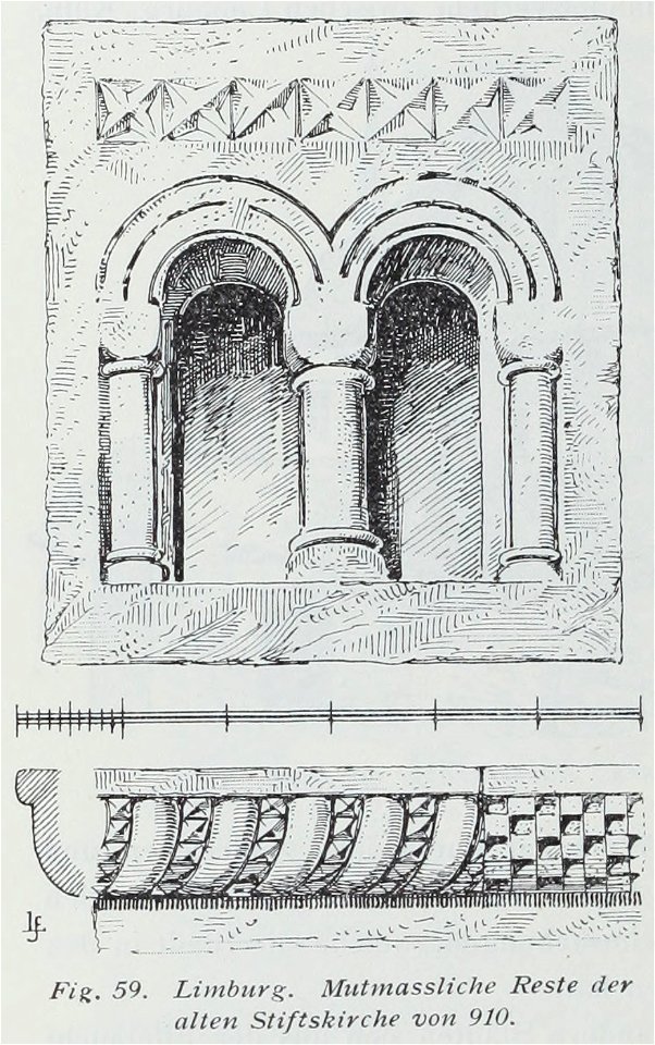 Luthmer III-059-Limburg Mutmassliche Reste der alten Stiftskirche von 910