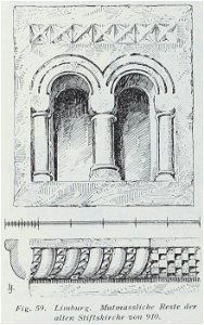 Luthmer III-059-Limburg Mutmassliche Reste der alten Stiftskirche von 910