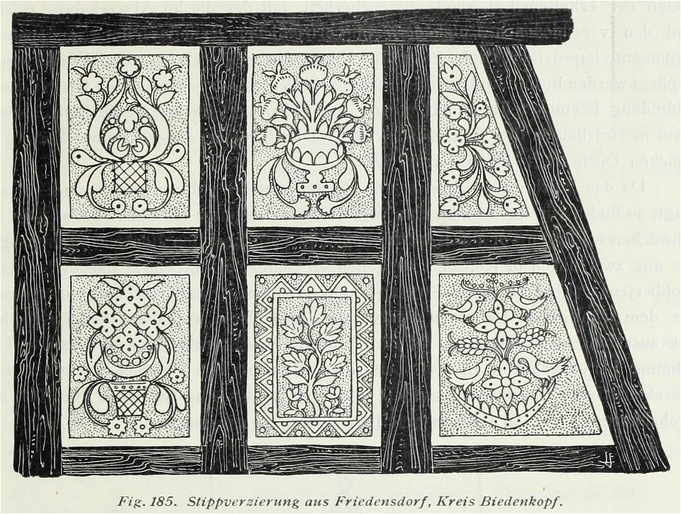 Luthmer IV-185-Stippverzierung aus Friedensdorf Kreis Biedenkopf