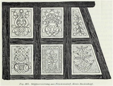 Luthmer IV-185-Stippverzierung aus Friedensdorf Kreis Biedenkopf