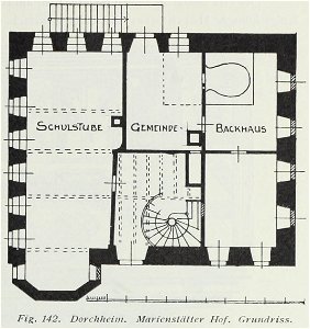 Luthmer III-142-Dorchheim Marienstätter Hof Grundriss