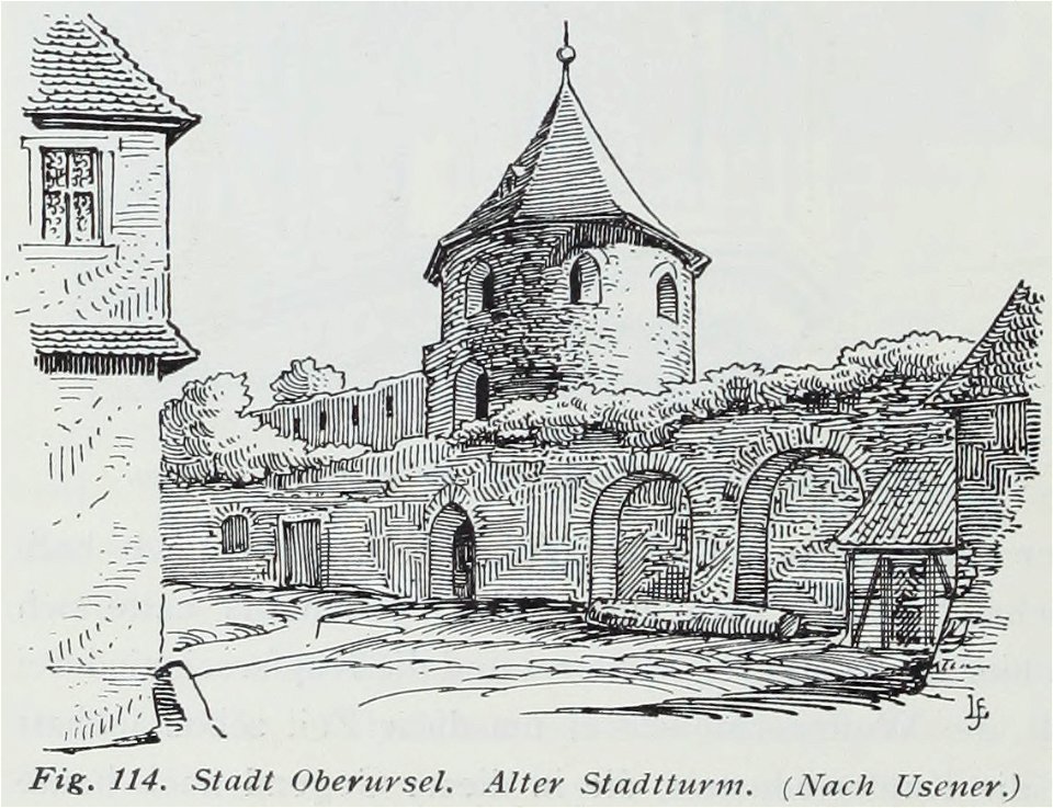 Luthmer II-114-Stadt Oberursel alter Stadtturm (nach Usener)