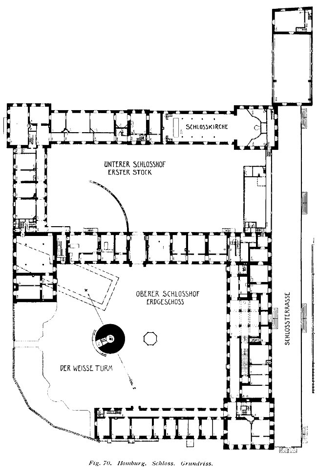 Luthmer II-070-Homburg Schloss Grundriss