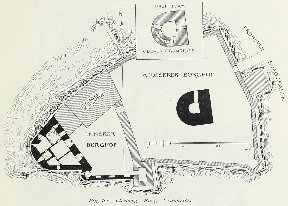 Luthmer II-166-Cleeberg Burg Grundriss