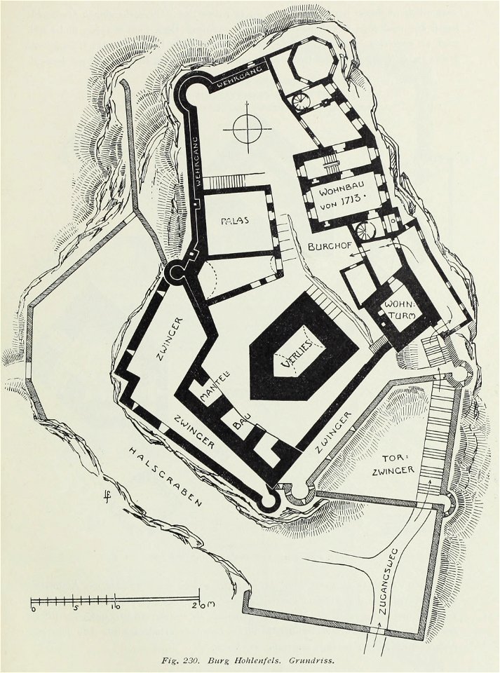 Luthmer III-230-Burg Hohlenfels Grundriss
