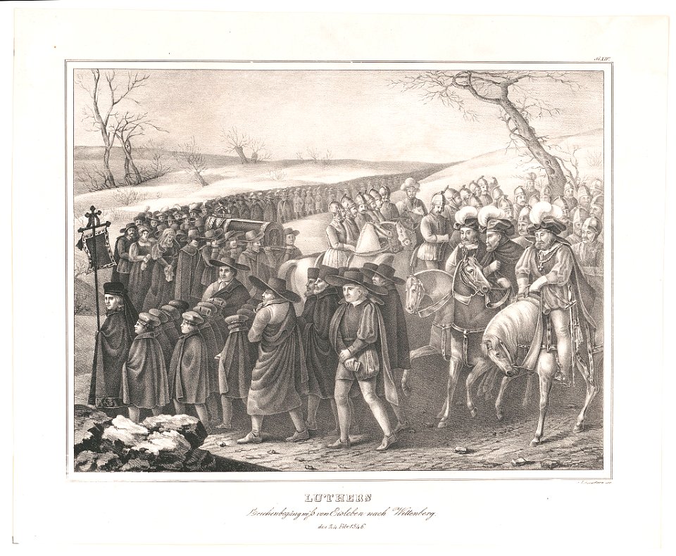 Luthers Leichenbegängnis von Eiselben nach Wittenberg LCCN2003671440