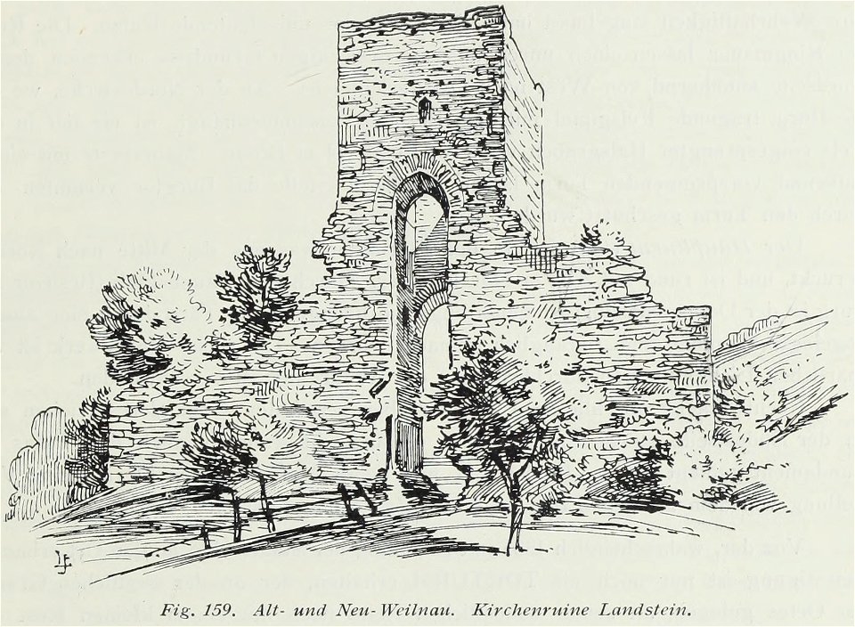 Luthmer II-159-Alt- und Neu-Weilnau Kirchenruine Landstein