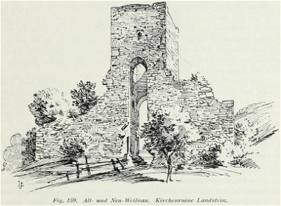 Luthmer II-159-Alt- und Neu-Weilnau Kirchenruine Landstein