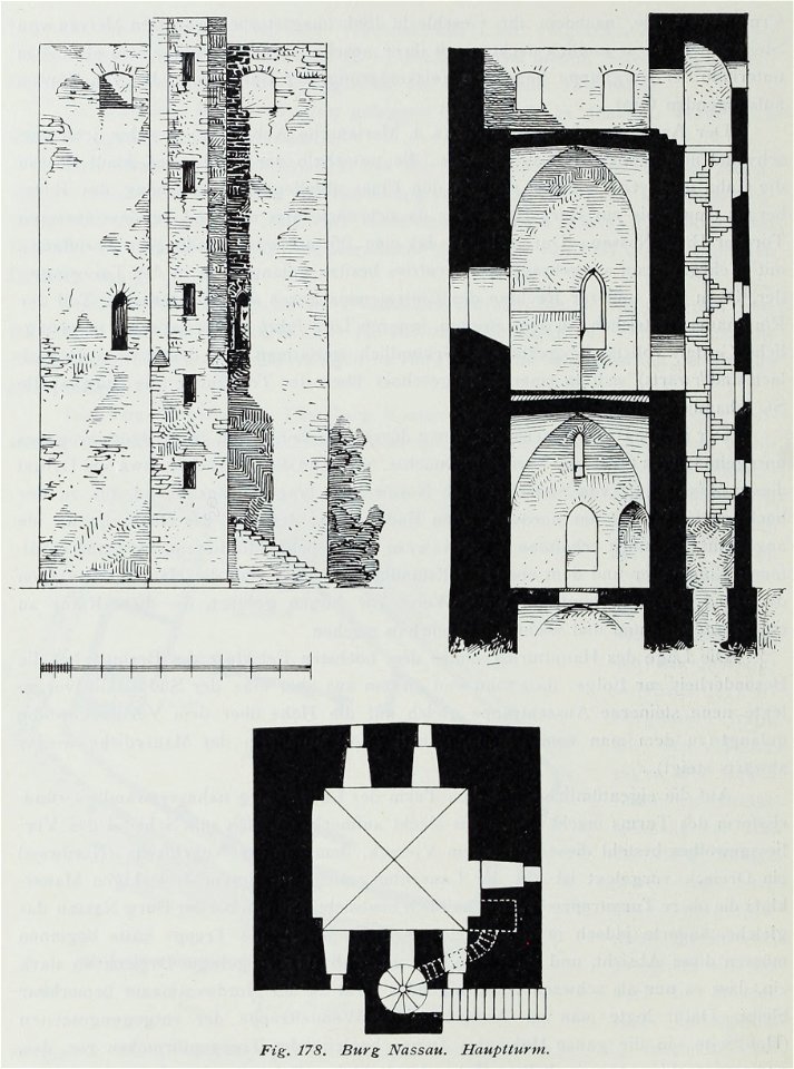 Luthmer III-178-Burg Nassau Hauptturm