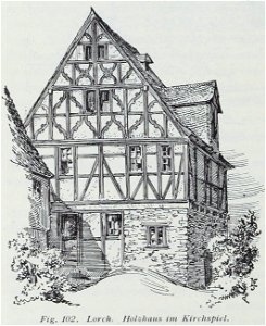 Luthmer I-102-Lorch Holzhaus im Kirchspiel