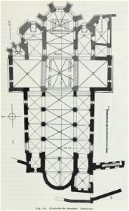 Luthmer III-186-Klosterkirche Arnstein Grundriss