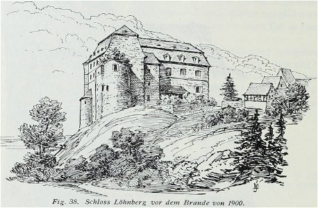 Luthmer III-038-Schloss Löhnberg vor dem Brande von 1900