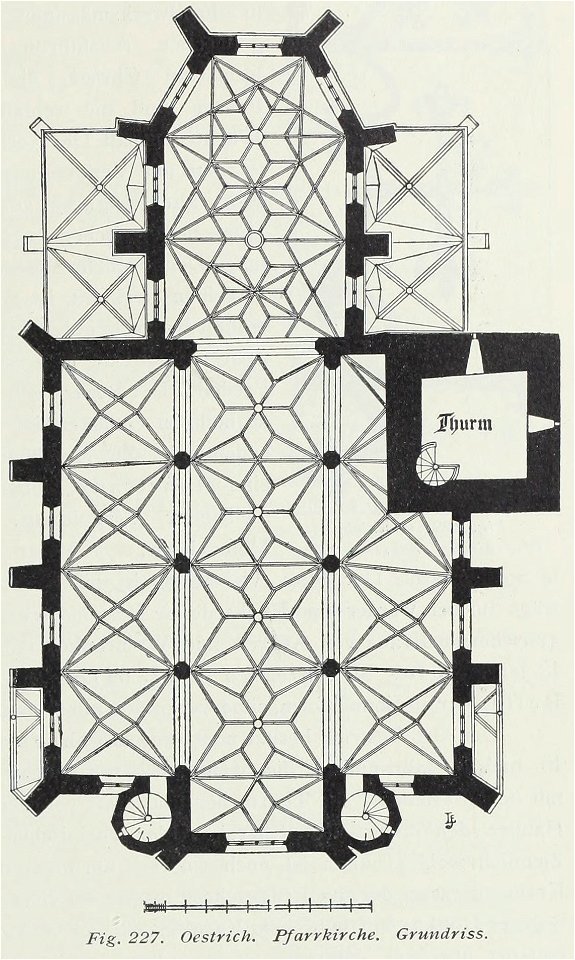 Luthmer I-227-Oestrich Pfarrkirche Grundriss
