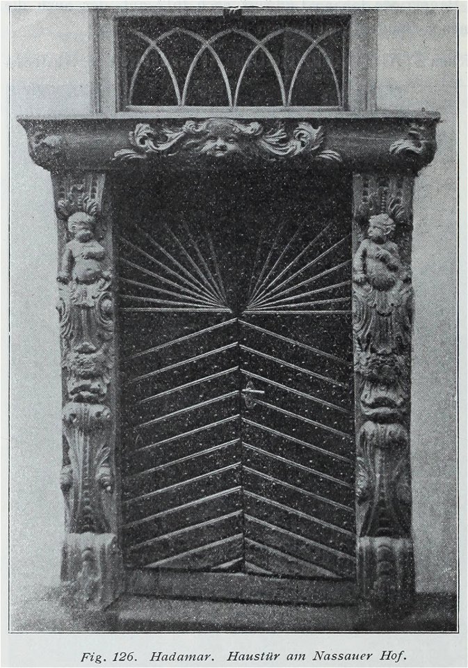 Luthmer III-126-Hadamar Haustür am Nassauer Hof