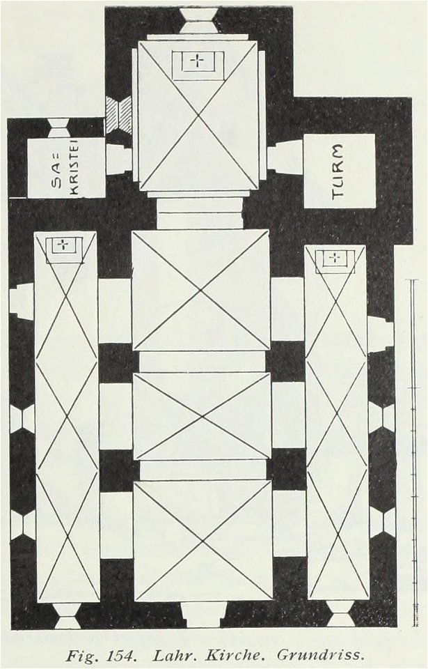 Luthmer III-154-Lahr Kirche Grundriss