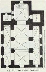 Luthmer III-154-Lahr Kirche Grundriss