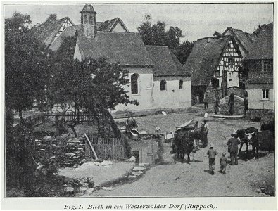 Luthmer IV-001-Blick in ein Westerwälder Dorf (Ruppach)