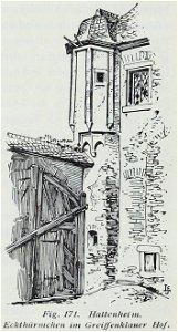 Luthmer I-171-Hattenheim Eckthürmchen im Greiffenklauer Hof