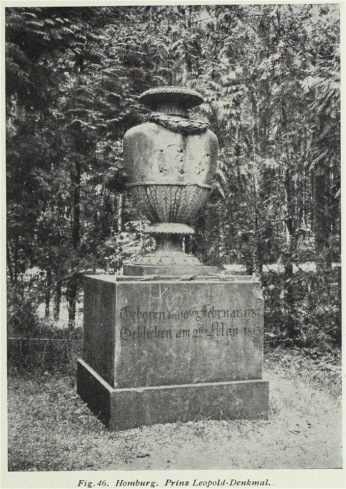 Luthmer VI-046-Homburg Prinz Leopold Denkmal