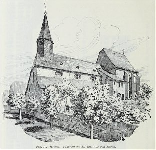 Luthmer II-010-Höchst Pfarrkirche St Justinus von Süden
