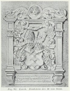 Luthmer I-092-Lorch Denkstein des M. von Stein