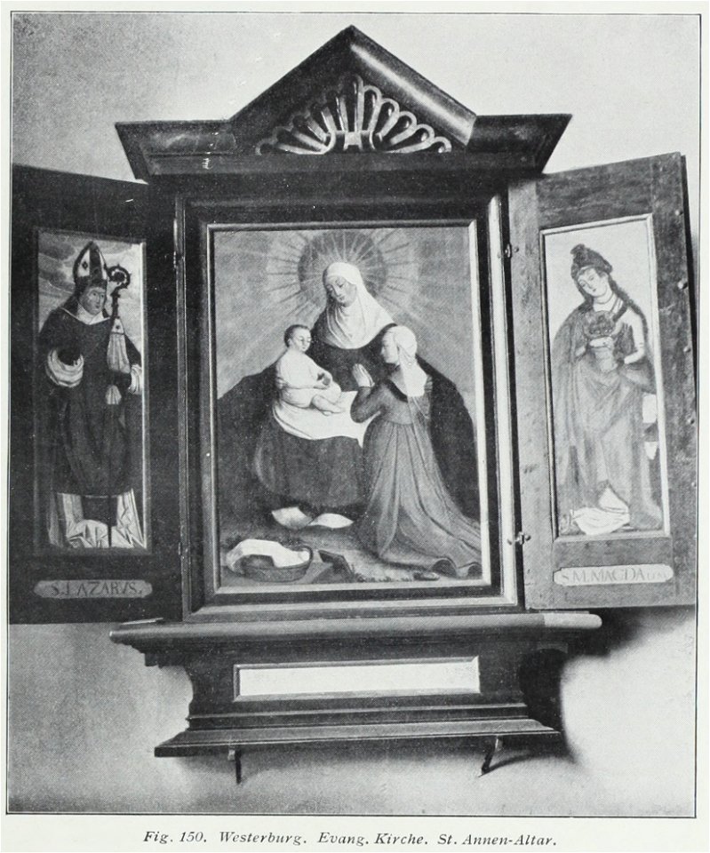 Luthmer IV-150-Westerburg evang Kirche St Annen-Altar