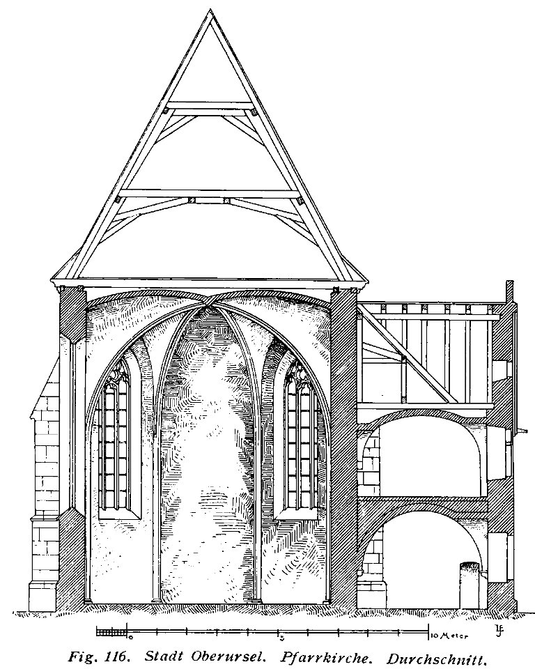 Luthmer II-116-Stadt Oberursel Pfarrkirche Durchschnitt