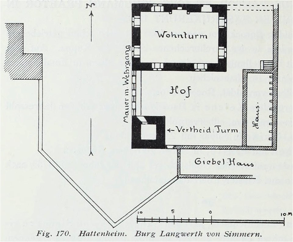 Luthmer I-170-Hattenheim Burg Langwerth von Simmern