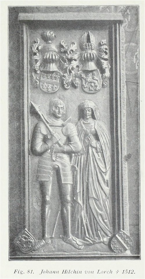 Luthmer I-081-Grabsteine aus der Pfarrkirche zu Lorch Johann Hilchin von Lorch +1512
