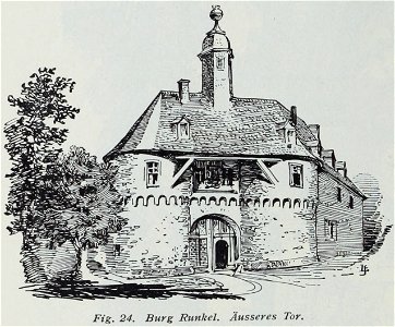 Luthmer III-024-Burg Runkel Äusseres Tor