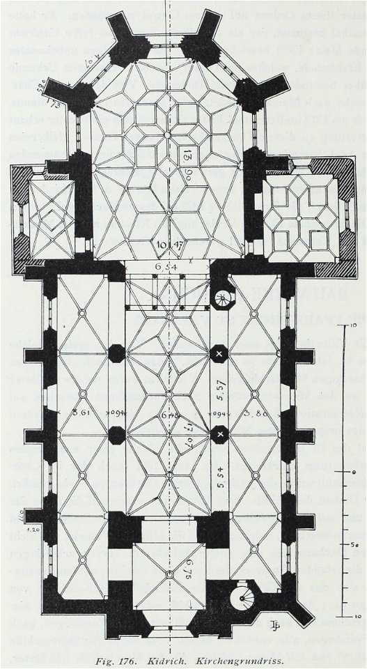 Luthmer I-176-Kidrich Kirchengrundriss