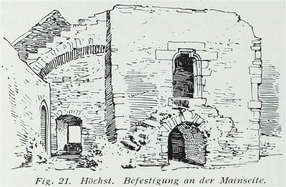 Luthmer II-021-Höchst Befestigung an der Mainseite