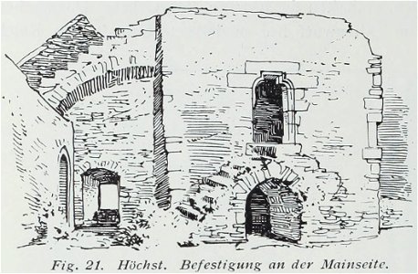 Luthmer II-021-Höchst Befestigung an der Mainseite