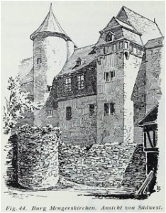 Luthmer III-044-Burg Mengerskirchen Ansicht von Südwest