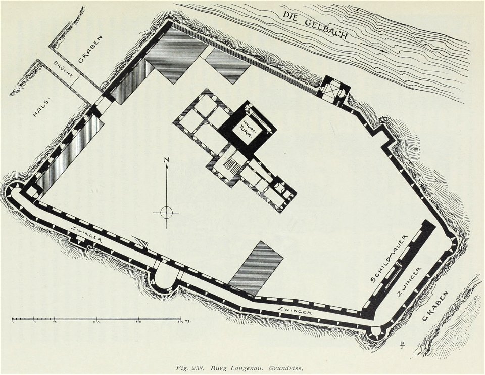 Luthmer III-238-Burg Langenau Grundriss