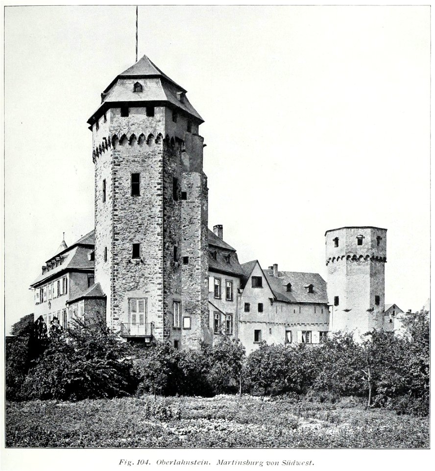 Luthmer V - 104 - Oberlahnstein Martinsburg von Südwest