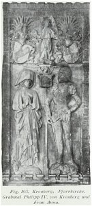Luthmer II-103-Kronberg Pfarrkirche Grabmal Philipp IV von Kronberg und Frau Anna